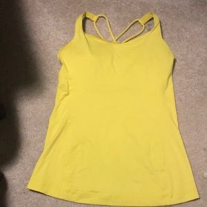 Bright Yellow Lululemon top